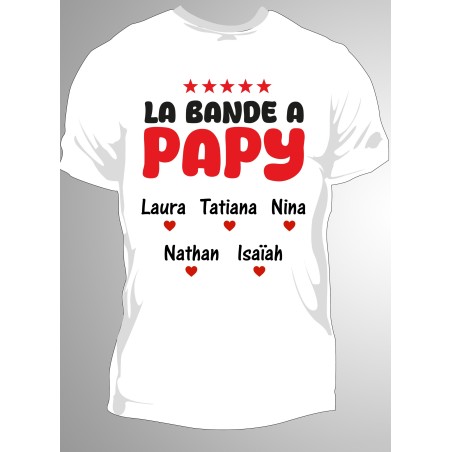 T-shirt Homme La bande à Papy Personnalisé