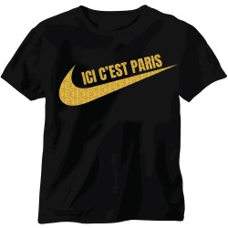 T-shirt Enfant Ici c'est Paris
