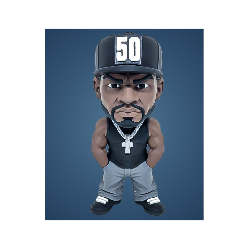 Figurine 50 Cent 32cm - Statuette Hip-Hop & Streetwear | Impression 3D