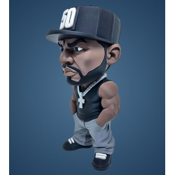 Figurine 50 Cent 32cm - Statuette Hip-Hop & Streetwear | Impression 3D