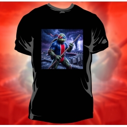 T-Shirt PSG Tortue Ninja - Coton 190g | Un brin de custom