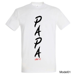 T-shirt Homme PAPA Coton 190g | Cadeau pères