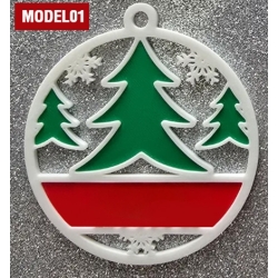 Suspension de Noël Personnalisée  – Prénom | Un brin de custom