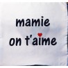 Housse d'oreiller Mamie on t'aime