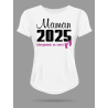 T-shirt futur maman 2025 bébé Fille