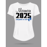 T-shirt futur maman 2025 bébé Garçon