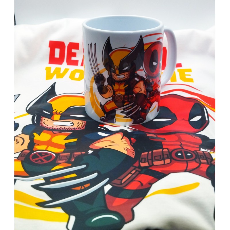 Pack T-shirt + Mug Deadpool & Wolverine