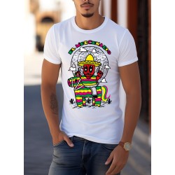 T-shirt Homme/Enfant DeadPool Mexicain
