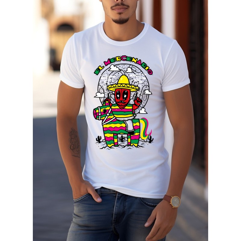 T-shirt Homme/Enfant DeadPool Mexicain