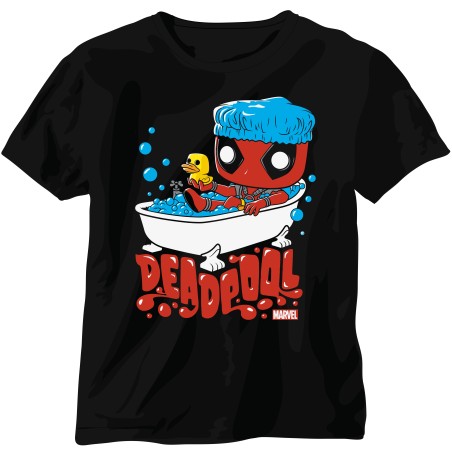 T-shirt Homme/Enfant DeadPool Bain