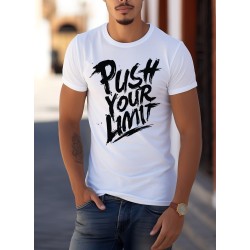 T-shirt Homme Push your limit
