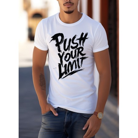 T-shirt Homme Push your limit