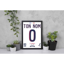 Cadre PSG Personnalisé