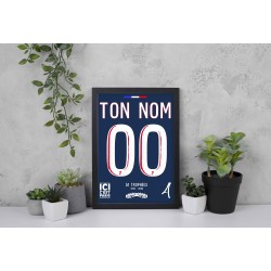 Cadre PSG Personnalisé