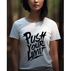 T-shirt Femme Push your limit