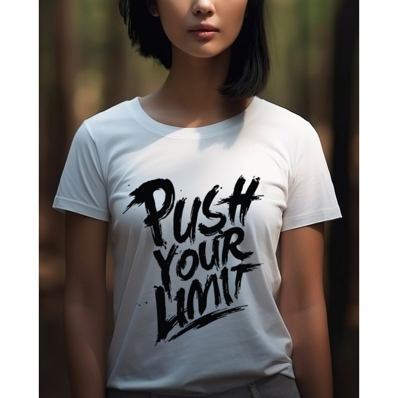 T-shirt Femme Push your limit