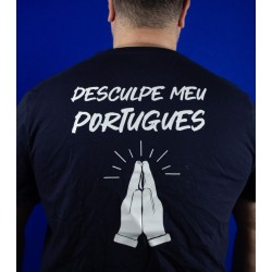 T-shirt desculpe meu Português