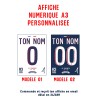 Affiche Numérique PSG Personnalisée