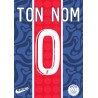 Affiche Numérique PSG Personnalisée bleu & rouge