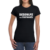 T-shirt Femme desculpe meu Português