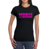 T-shirt Femme desculpe meu Português