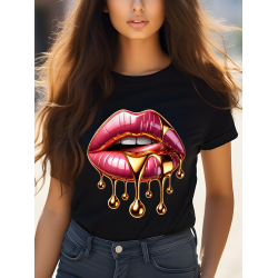 T-shirt Femme Bouche Gold