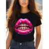 T-shirt Femme Bouche Grillz