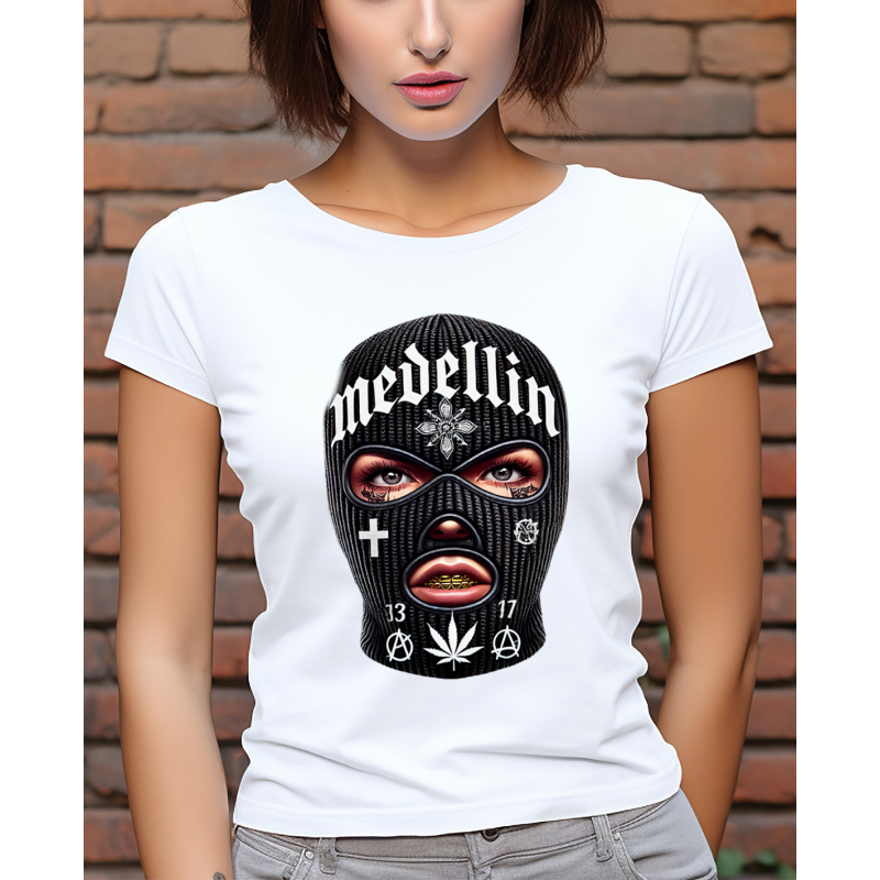 T-shirt Femme Gangsta Medellin