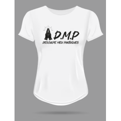 T-shirt Femme desculpe meu Português prière