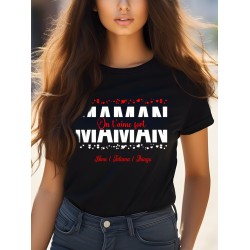 T-shirt Femme Maman on t'aime