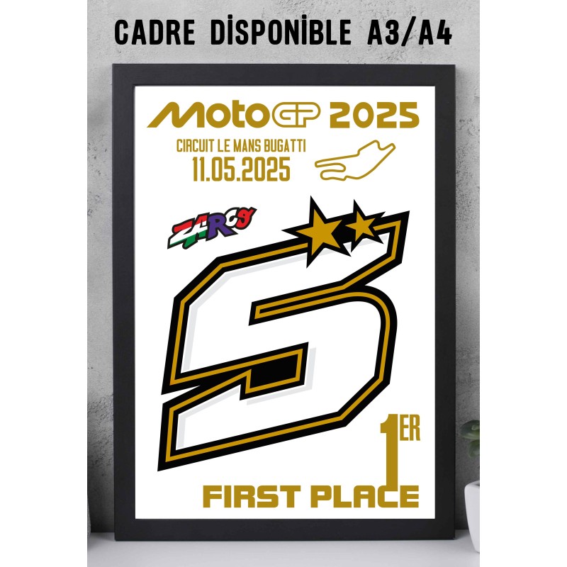 Cadre A3/A4 Zarco First Place