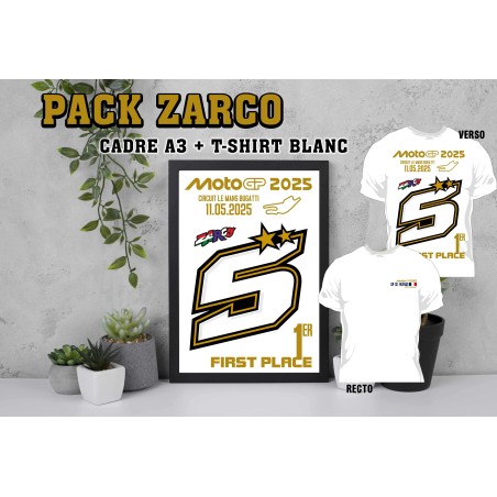 Pack T-shirt + Cadre Zarco Le mans