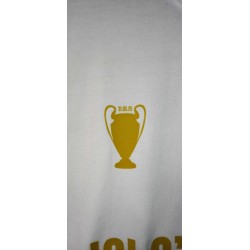 T-shirt Homme PSG Champions D'Europe gold