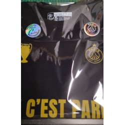 T-shirt Homme PSG Champions D'Europe gold