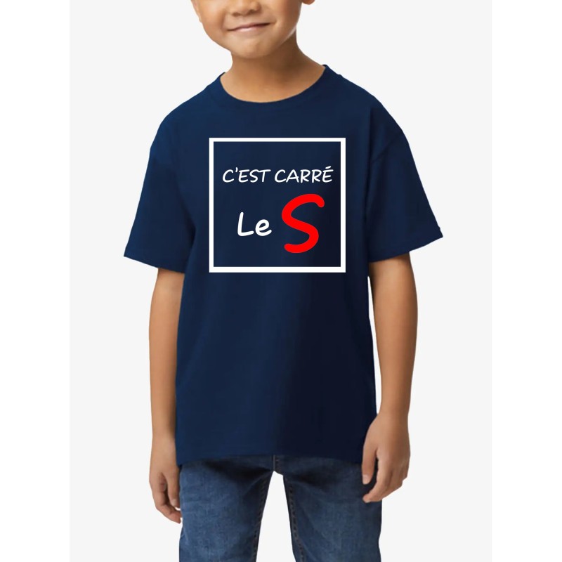 T-shirt Enfant carré le S