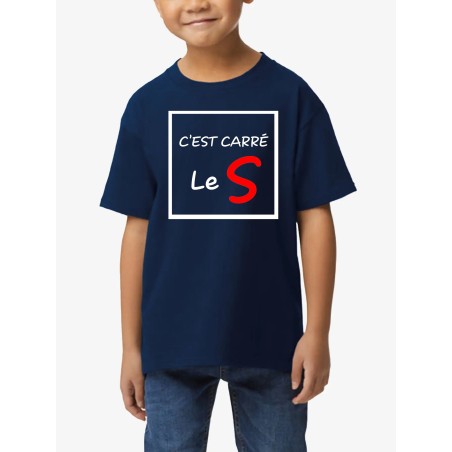 T-shirt Enfant carré le S