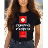 T-shirt Femme PSG Champions D'Europe