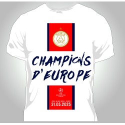 T-shirt Enfant PSG Champions D'Europe