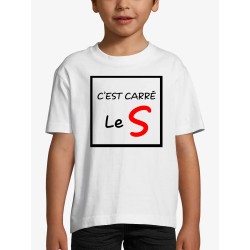 T-shirt Enfant carré le S