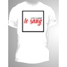 T-shirt Homme carré le Sang