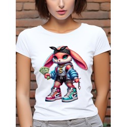 T-shirt Femme Rabbit girl