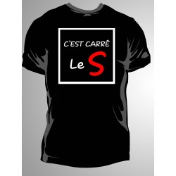 T-shirt Homme carré le S