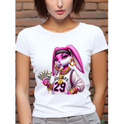 T-shirt Femme Gangsta Rabbit