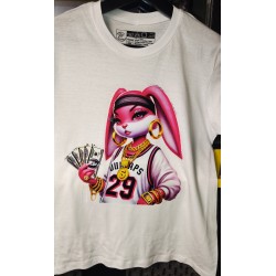 T-shirt Femme Gangsta Rabbit
