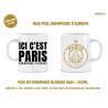 Mug PSG Champions d'Europe