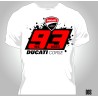 T-shirt Homme Marc Marquez Ducati corsa