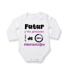 Body Bébé Futur Parisienne Supporter PSG