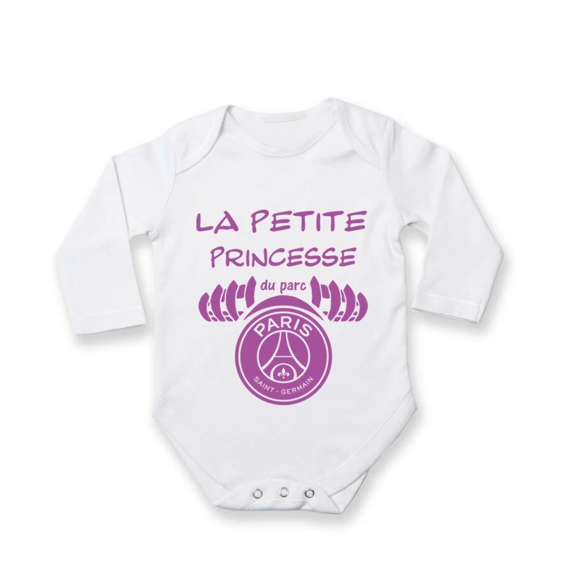 Body Bébé Petite princesse du parc Supporter PSG
