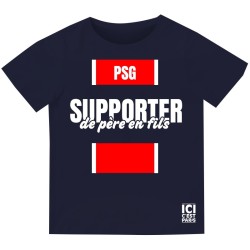 T-shirt Supporter PSG de père en fils