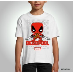 T-shirt Enfant Deadpool 12 modèles au choix